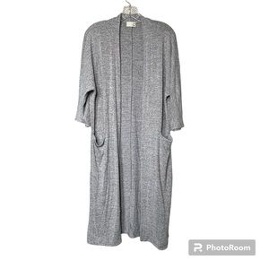Aritzia Wilfred Free Gray Long Cardigan Size S‎